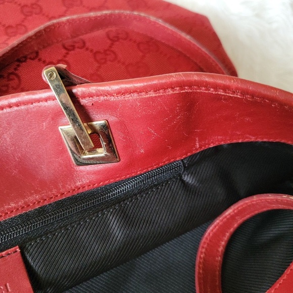 Authentic Gucci Canvas Tote with Certificate of Authenticity Good Condition - Picture 3 of 8